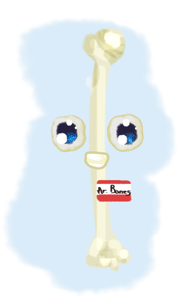 Cartoon bone humorous